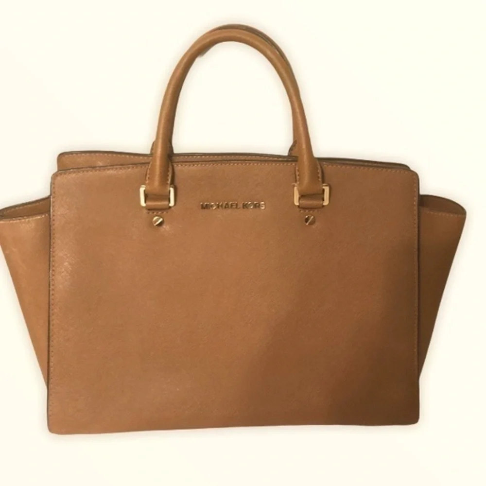 Michael kors brown Selma tote bag satchel